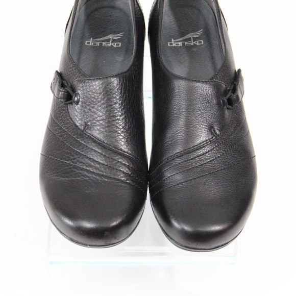 Dansko Franny Slip on Shoes Women Black Leather Loafer EU 41 Flat - Picture 5 of 10